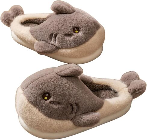 Dolphin fish slippers Men's and women's cotton slippers Cartoon slippers Household cotton slippers Cotton slippers Plush slippers in Kuwait