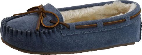 Minnetonka Women's Cally Slipper, Vintage Blue/Natural, 11 M US in Saudi Arabia
