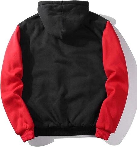 Little Beauty Hoodies for Men Zipper Jacket Fleece Sherpa Lined Winter Wool Heavyweight Sweashirts in Kuwait