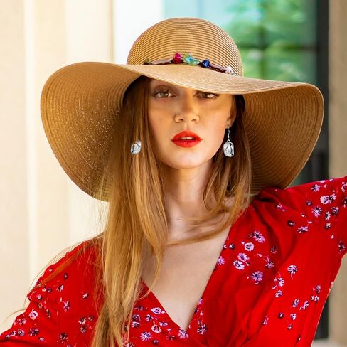 RechicGu Western West Cowgirl Cowboy Hat Drop Dangle Earrings Texas Spur Dangle Rodeo Boho Fancy Dress Costume in Saudi Arabia