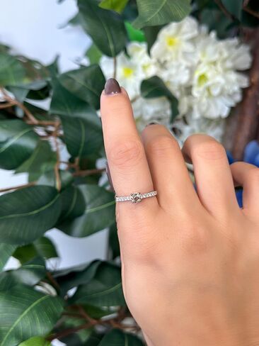 LE VIAN 3/4 or 1 Carat Chocolate Diamond Engagement Ring for Women I 14k Gold Promise Ring for Her (Brown/H-I, SI2-SI3, 0.75 or 1.00 cttw) Clear Diamond Accents Wedding Anniversary Ring Size 6 to 8 in Kuwait