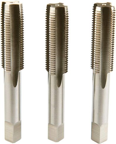 MaxTool 5/16-24 Hand Thread Taps Set Including Taper+Plug+Bottom HSS M2 Taps Set 24 TPI FULLY GROUND RIGHT HAND; HSF02W00R020F in Saudi Arabia