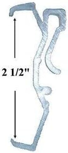 مشابك الستارة مقاس 2.5 بوصة شفافة (12) in Kuwait