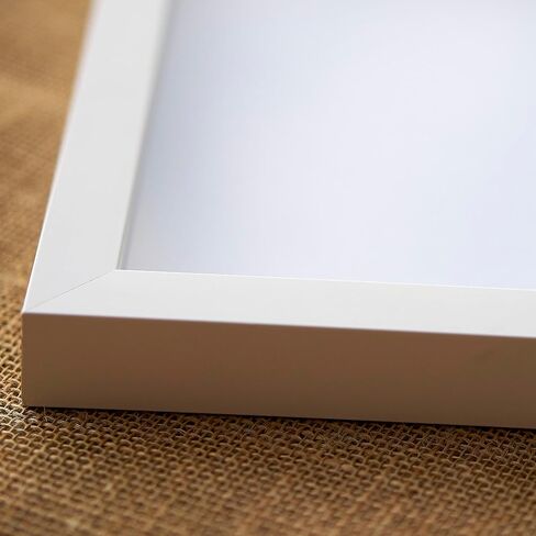 16x20 Shadow Box White Solid Pine Wood Display Frame with Acid-Free Backing UV Acrylic & Hanging Hardware with 0.75" Usable Depth and 0.75" Frame Moulding Width in Kuwait