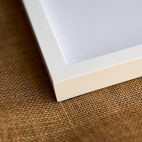 16x20 Shadow Box White Solid Pine Wood Display Frame with Acid-Free Backing UV Acrylic & Hanging Hardware with 0.75" Usable Depth and 0.75" Frame Moulding Width in Kuwait