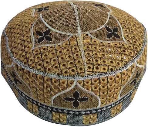 Men's Unisex Muslim Men Prayer Cap Ramadaan Cap Eid Cap Handmade Kufis Namaz Hat Beanie in Saudi Arabia