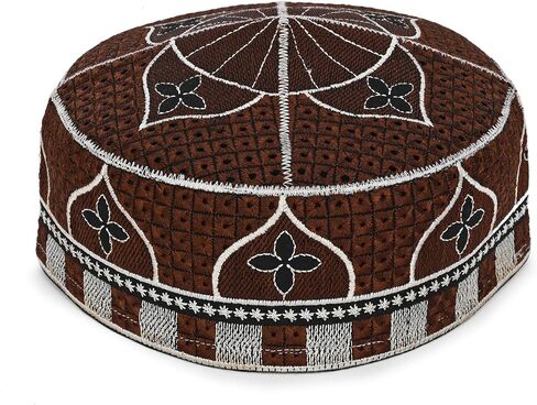 Men's Unisex Muslim Men Prayer Cap Ramadaan Cap Eid Cap Handmade Kufis Namaz Hat Beanie in Saudi Arabia