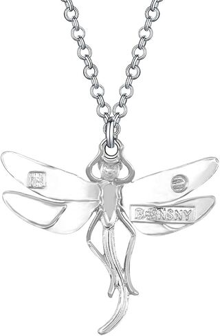 BONSNY Statement Enamel Rhinestone Dragonfly Necklaces Pendant Original Design Gifts for Women Nature lover Jewelry in Kuwait