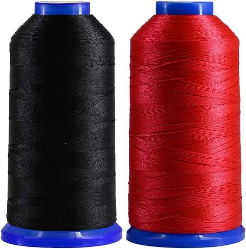 Selric [1300Yards / 26 Colors Available] Tex 90 Bonded Nylon Thread for Leather Sewing 280D/3 T90#92 Heavy Duty Upholstery Thread for Leather and Other Heavy Fabric（Grass Green） in Saudi Arabia