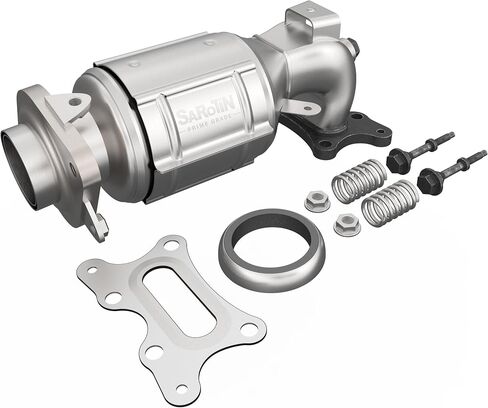 Rear Catalytic Converter Compatible with Honda CRV 2010-2011 2.4L (EPA Compliant) in Kuwait