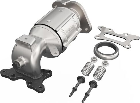 Rear Catalytic Converter Compatible with Honda CRV 2010-2011 2.4L (EPA Compliant) in Kuwait