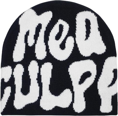 Y2k Graphic MEA Beanie Women Men, Ideal Gift Winter Culpa Hat in Saudi Arabia