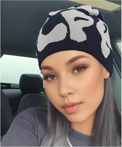 Y2k Graphic MEA Beanie Women Men, Ideal Gift Winter Culpa Hat in Saudi Arabia