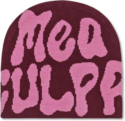 Y2k Graphic MEA Beanie Women Men, Ideal Gift Winter Culpa Hat in Saudi Arabia