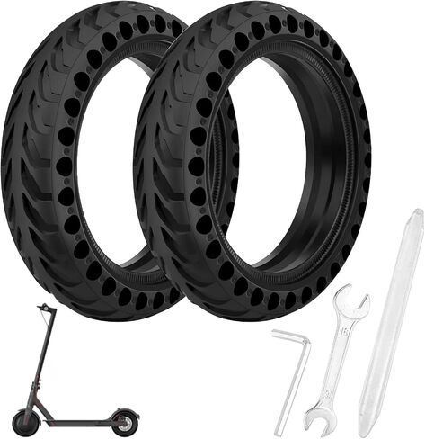 50/75-6.1 Scooter Tire for Gotrax Replacement Tire,Solid Tire for Gotrax GXL V2/XR and Xiaomi Pro 2/M365 Pro,8.5 inche Electric Scooter Tire Replacement with Installation Tools (Red) in Saudi Arabia
