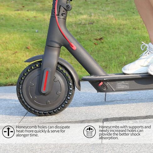 50/75-6.1 Scooter Tire for Gotrax Replacement Tire,Solid Tire for Gotrax GXL V2/XR and Xiaomi Pro 2/M365 Pro,8.5 inche Electric Scooter Tire Replacement with Installation Tools (Red) in Saudi Arabia