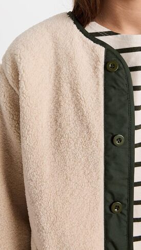 Velvet by Graham & Spencer Women's Marissa Quilted Sherpa Reversible Jacket in Kuwait