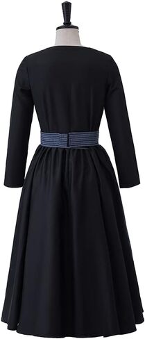 Sound of Music Costume Maria Nun Costume Victorian Maid Dress Apron Colonial Village Woman Costume in Kuwait