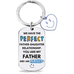 OEHEDOU Funny Christmas Gifts For Dad From Daughter Dad Gifts For Christmas Stocking Stuffers For Dad Daddy Father Papa Birthday Gifts From Daughter Dad Gifts For Birthday Dad Gift Keychain
