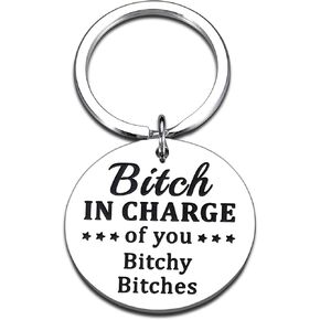 Coworker Stocking Stuffers for Women, Boss Gifts for Women, Christmas Stocking Stuffers for Boss, Boss Lady Gifts for Women, Fuuny Boss Keychain Gifts for Boss Woman, Boss Appreciation Gift for Boss