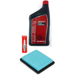 Honda EU3000 Generator Tune-Up Kit, (1) 08207-10w30 Quart Oil, (1) 98079-55846 Spark Plug & (1) 17211-ZS9-A02 Air Filter