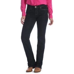 Wrangler Women's Q-Baby Mid Rise Boot Cut Ultimate Riding Jean
