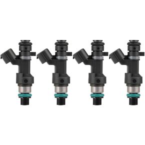 4ps SCITOO Fuel Injector Automotive Engein FJ1280 Replacement Kits fit for 2015-2017 for Nissan for Altima, 2017 for Nissan for NV200, 2016-2017 for Nissan for Rogue, 2017-2018 for Renault for Koleos