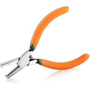 SPEEDWOX Transverse End Cutter with Flush Jaw SMT/SMD Chip Cutters 6 Inches End Cutting Pliers Side Cutting Pliers with Spring Nipper End Cutter for Hard-to-Reach Places