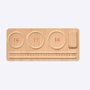 Bamboo Beadboard Panel Jewelry DIY handmade bracelet Tabletop Display Boards Stand