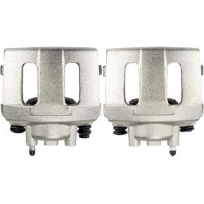 Front Brake Caliper 18FR983 + 18FR984 Replacement For 1990-1995 1997-2006 Wrangler, 1990-2001 Cherokee, 1993-1998 Grand Cherokee, 1990-1992 Comanche, 1990 Wagoneer, Pair Set of 2 Front Drive