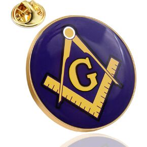 12/50Pcs Masonic Flag Lapel Pins Bulk - Metal Free Freemasonry compasses Brooch Badge Souvenir