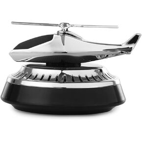 Car Air Freshener, Plastics Helicopter Solar Power Plane Fragrance Diffuser, car aromatherapy, car diffuser air freshener suitable for family and friends