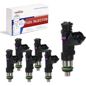 Fuel Injectors fits FOR/Nissan Armada NV1500 NV2500 NV3500 Frontier Pathfinder Xterra FOR/Infiniti QX56 for/Suzuki Equator V6 4.0L, OE Replacement 0280158007 FJ750 84212298 6pcs