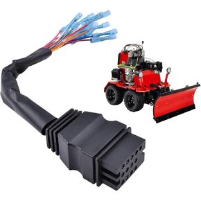 MSC04753 MSC04754 Snow Plow Wiring Harness Repair Kit 13 Pin Connector Fit Boss Snowplow Blade 13-Pin Plow and Vehicle Side Replace 1304745, 1304744, MSC03744, MSC03743, MSC04581