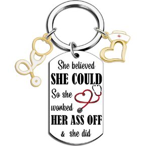 Nurse Practitioner Gifts For Women Nurse Keychain Medical Assistant Gifts Nurse Day Gifts For Nurse Christmas Nurses Week Gifts Appreciation Graduation Gifts for RN New Nurses Nurse To Be