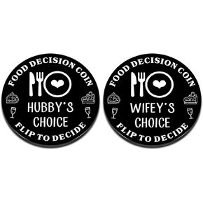 Valentines Day Gifts for Wife Husband, Wife Birthday Gifts Ideas, Couple Gifts for Wifey Hubby, Food Decision for Husband Wife, Anniversary Wedding Gifts for Men Women, Funny Decision Maker