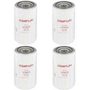 LF3970 Oil Filter Replacement For 3937736,3937144,B7177,P550428,Fits For QSB5.9L/6.7L,ISB07 6.7L Diesel Engines(PACK of 4).