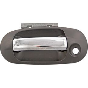 Dorman 83329 Front Driver Side Exterior Door Handle Compatible with Select Ford/Lincoln Models, Chrome Lever and Black Housing