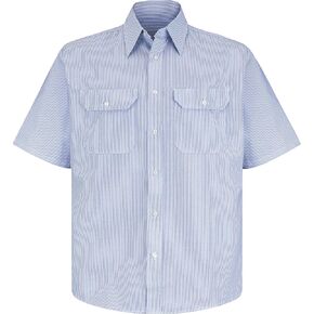 Red Kap Men's Tall Size Short Sleeve Deluxe Uniform Shirt