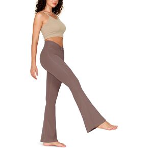 ODODOS Cloud Feeling Flared Pants for Women Twist High Waist Casual Bootcut Yoga Pants - 30" / 32" Inseam