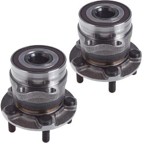 512518 x2 Rear Wheel Bearing and Hub Assembly Compatible With 2014-2018 Su-baru Forester, 2012-2020 Impreza, 16-20 Crosstrek [5 Lug, 28473-FJ020 WE61771 HA590522 760-3030 28473-FJ000]