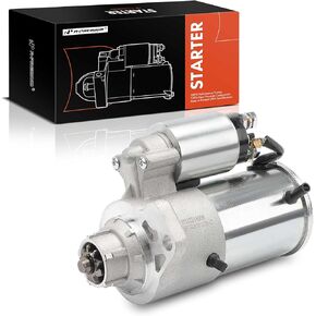A-Premium Starter Motor Compatible with Ford Thunderbird 2002-2005 & Lincoln LS 2000-2006 3.9L, 12 V 1.4 KW 9-Teeth Clockwise, Replace# 112609, 1W4U-11000-CA