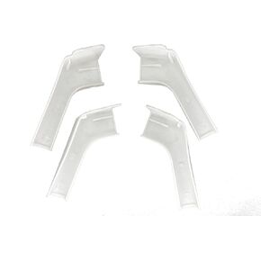 Replacement RV Trailer Camper Hardware Extended Rain Gutter 655-FLEX-PW-A RV Trailer Camper Hardware Extended Rain Gutter Spout Spout 2 Left and 2 Right Side