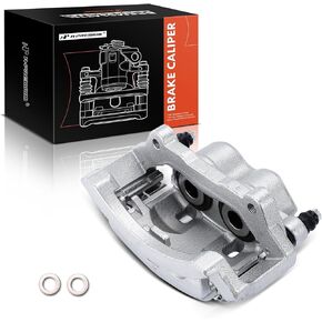 A-Premium Disc Brake Caliper Assembly with Bracket Compatible with Dodge Ram 2500 2003, Ram 3500 2003 - Rear Left Driver Side