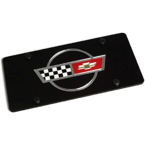 Compatible with Chevrolet Corvette C4 Flags License Plate