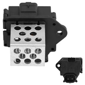 Qiilu Radiator Fan Resistor Blower Motor Radiator Engine Cooling Fan Control Unit Module Resistor for Peugeot 308 2007-2013