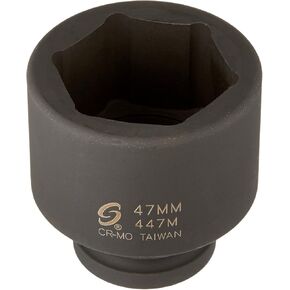Sunex 447M 3/4" Drive Standard 6 Point Metric Impact Socket 47mm