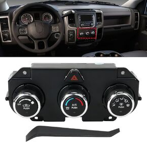 وحدة التحكم في المناخ لسخان التيار المتردد، لوحة تبديل HVAC مناسبة لـ Dodge Ram 1500 2013، Ram 2500 2013-2018، Ram 3500 2013 #Replace 68268189AA A/C التحكم في درجة الحرارة مع التحكم في إزالة الصقيع in Kuwait