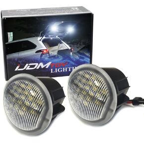 iJDMTOY Super Bright High Power Xenon White Full LED Cabin Trunk Cargo Liftgate Upper Dome Lights Compatible With Jeep Grand Cherokee, Dodge Durango, etc