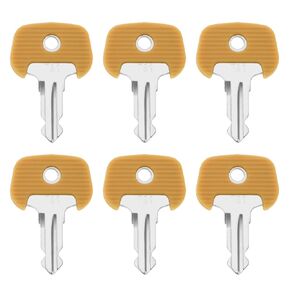 eMagTech 6PCS 701 Ignition Keys 701/28520480 Compatible with Jungheinrich Forklift Pallet Truck Heavy Equipment Replacement Accessories